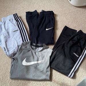 Set of three pair of boys athletic pants